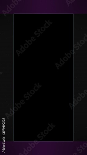 Vertical VHS glitch vintage frame overlay animation for mobile social media video
