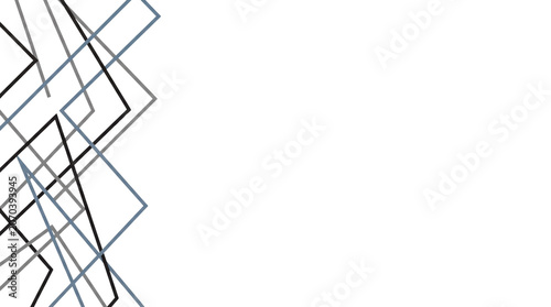 Abstract Geometric Lines Pattern Background.