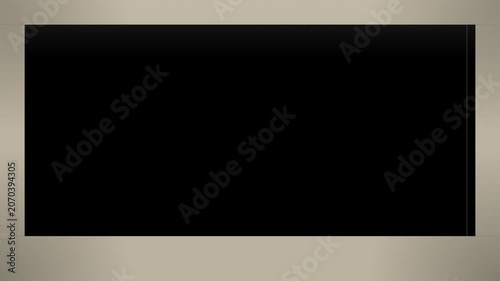 Polaroid instant camera vintage frame overlay animation with border fade and grain vignette