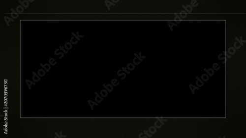Betamax distortion vintage video frame overlay animation with luma noise
