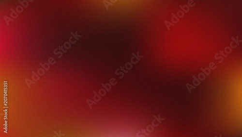 Tableau sur toile Abstract red and orange gradient background with a grainy texture, soft light fl