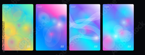 Vibrant Gradient Backgrounds, Colorful Abstract Textures, Neon Gradient Patterns, 4K Wallpapers