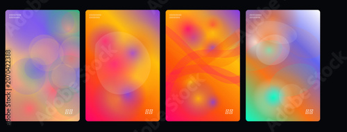 Vibrant abstract backgrounds, colorful gradient textures, 4k UI elements, vector design assets