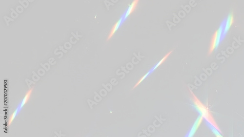 Foto Optical spectrum glass prism design with radiant rainbow beams and glowing crystal light for modern graphic compositions