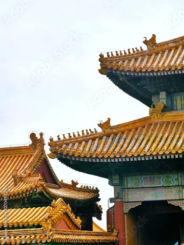 Canvas Print Forbidden City (Imperial Palace), Beijing, China, the largest imperial palace of the Chinese feudal dynasty, is located in the center of Beijing, China