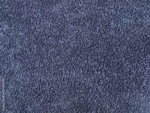 Fotografija Close up background texture of a soft dark grey terry cloth cotton towel