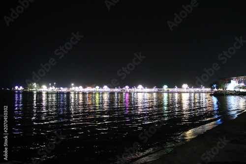 Fotografía Night seaview in Sriracha