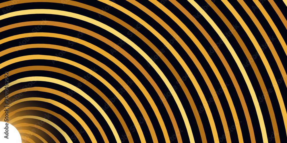 Obraz premium Abstract spiral pattern with gradient colors and black lines Vector, illustration