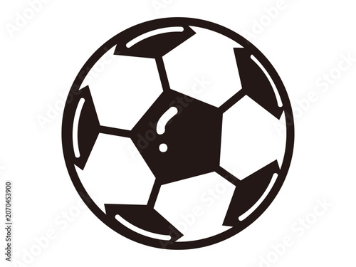 サッカーボールのイラスト素材