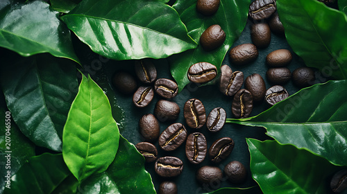Coffee production industry, roasting and processing beans