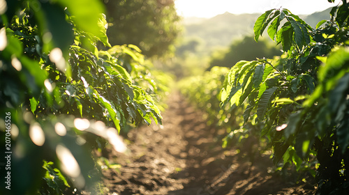 Coffee production industry, roasting and processing beans