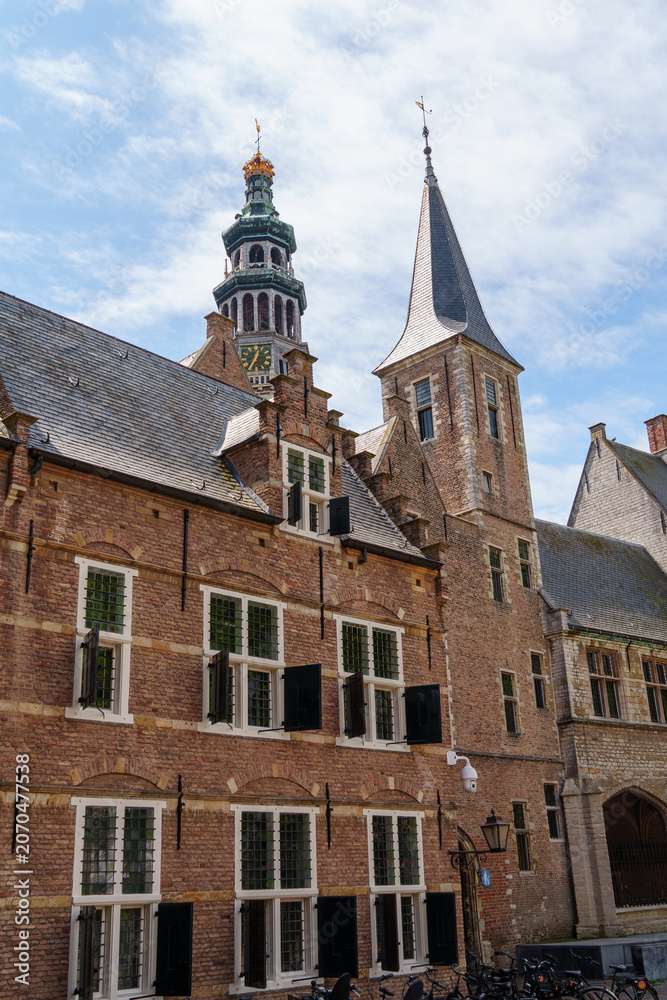 Fototapeta premium Die Stadt Middelburg in den Niederlanden