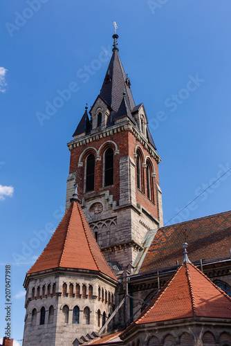 Located in Chortkiv, Ternopil region, St. Stanislaus Church impresses visitors with its Gothic Revival design, tall bell tower, decorative spires.