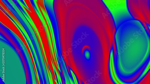 Video Background Psychedelic Trippy Colorful Neon Spectrum Fluid Liquid Flow Seamless Creative Loop