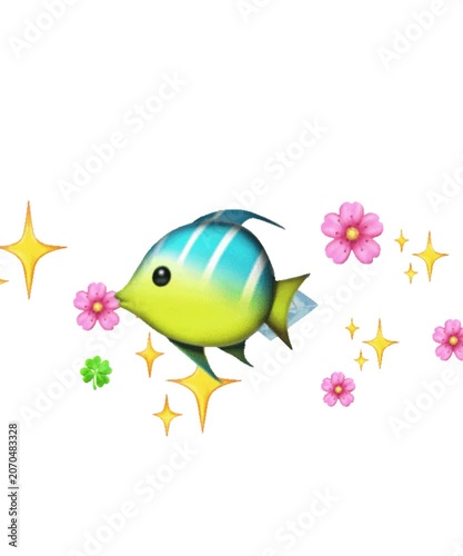 fish with bubbles