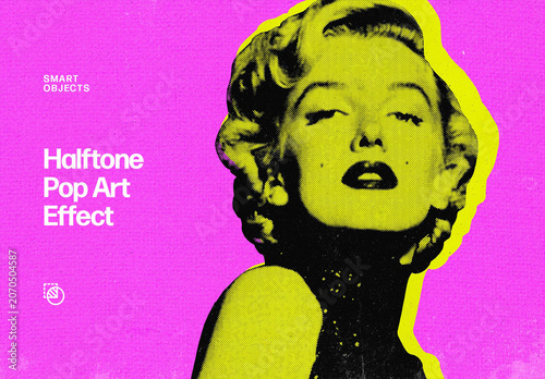 Halftone Pop Art Effect