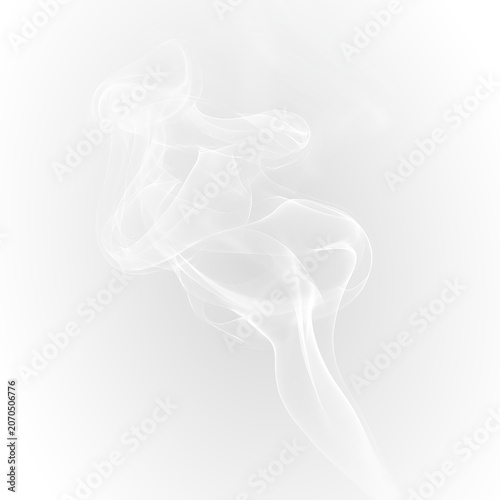 Realistic cigarette smoke isolated on transparent background featuring soft vapor diffusion atmospheric texture and detailed floating motion for design use