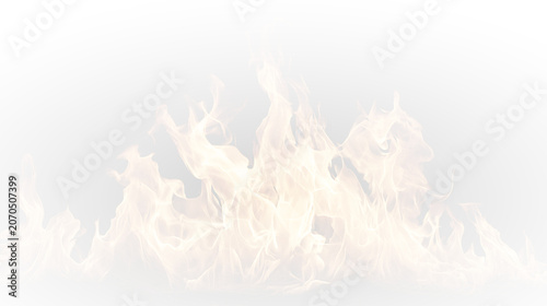 Fiery Flames With Heat And Spark Motion