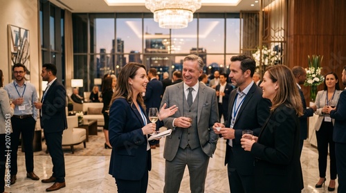 Professional Networking Event and Corporate Conversation