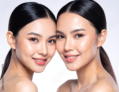 Asian Beauty Duo Portrait.