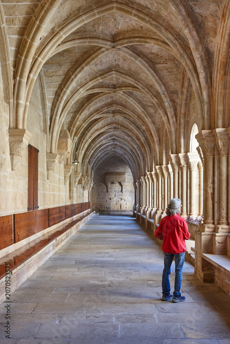 Foto Poblet cistercian monastery cloister