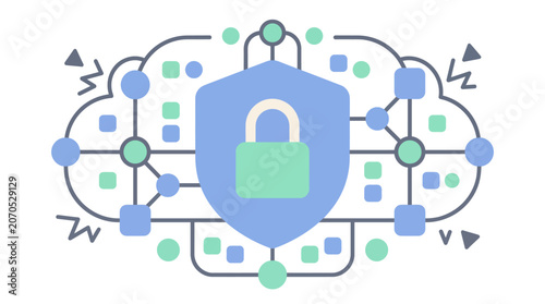 Decentralized AI Security Governance and Neural Network Protection Infrastructure Concept