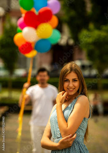 Charming Woman Pose.