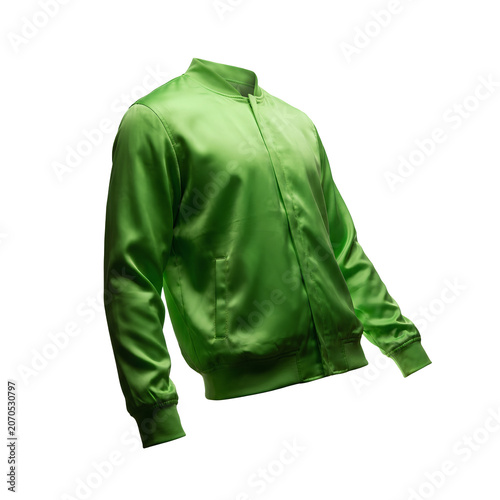 Bright Green Casual Sports Jacket for Men and Women.