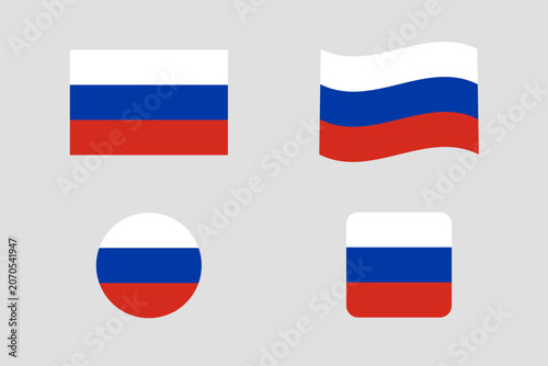 Canvas Print The Russia national flag