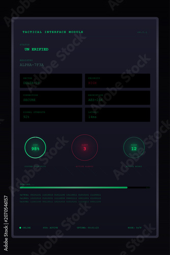 Tactical Interface Module with Data Display