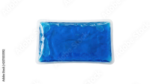Transparent background reusable ice pack designed for pain relief and effective cooling therapy solutions