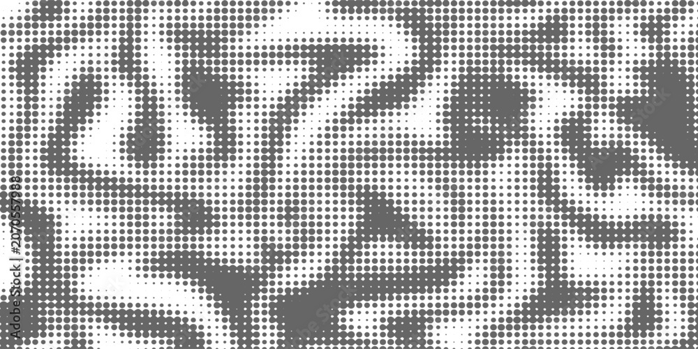 Fototapeta premium Halftone dotted abstract background. Grain gradient texture background with dots. Noise Stipple pointillism pattern. Sand, grain, grunge stipple effect.