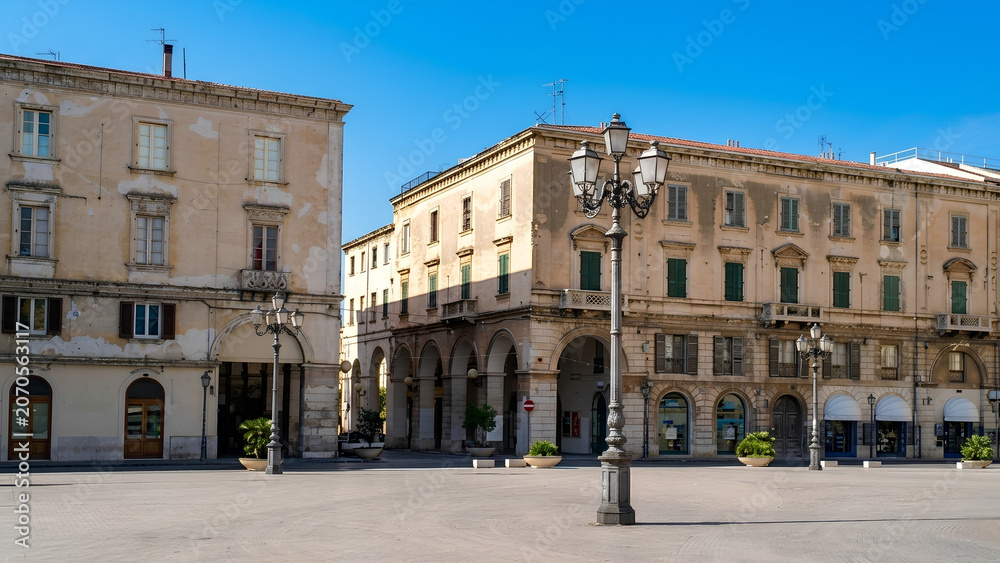 Obraz premium イタリア,サルデーニャの広場の風景