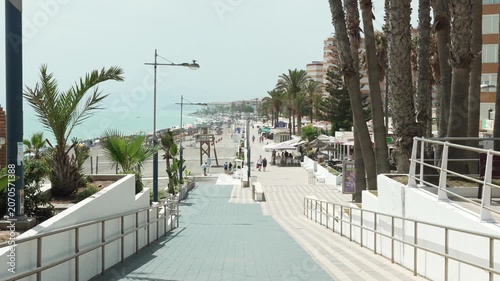 Torrox Costa beach and seafront, Andalusia, Spain