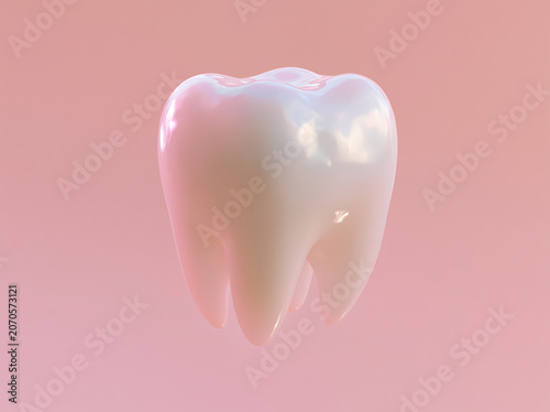 3d rendered illustration of a tooth