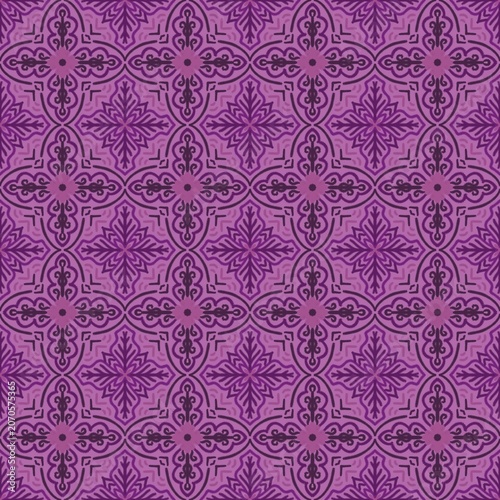 Beautiful vintage fabric seamless pattern 17