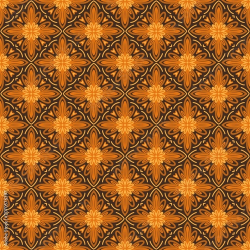 Beautiful vintage fabric seamless pattern 15