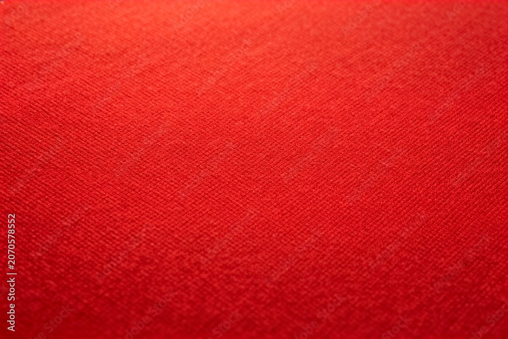 Fototapeta premium Closeup of Red Fabric Texture
