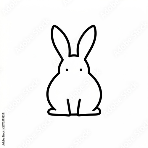 white rabbit on white background
vector illustration of a rabbit
vector illustration of a bunny