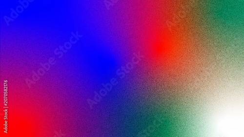 Obraz na plátně Gradient features a deep blue and fiery red transition enhanced by a grainy and soft visual texture