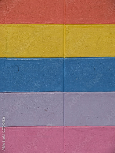 colorful painted rainbow flag 