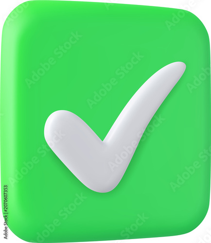Realistic Right 3D Button