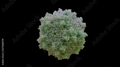 3D AAV7 Adeno-Associated Virus7 capsid, 60-mer, replication-defective non-pathogenic, high tropism for skeletal muscle, liver, CNS Primarily for muscular dystrophy and liver-mediated metabolic disease