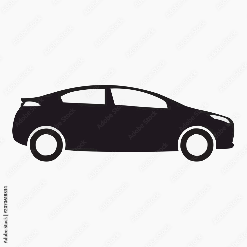 Fototapeta premium Black sports car