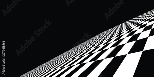 Checker background. Checkered flag. Racing flag. Race background. Vector illustration