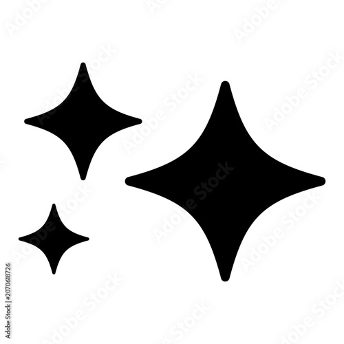 AI generate icon Artificial intelligence technology machine symbol Generate AI sparkle star element template illustration design