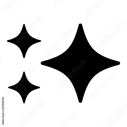 AI generate icon Artificial intelligence technology machine symbol Generate AI sparkle star element template illustration design