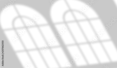Vector abstract background with window frame light and shadow overlay