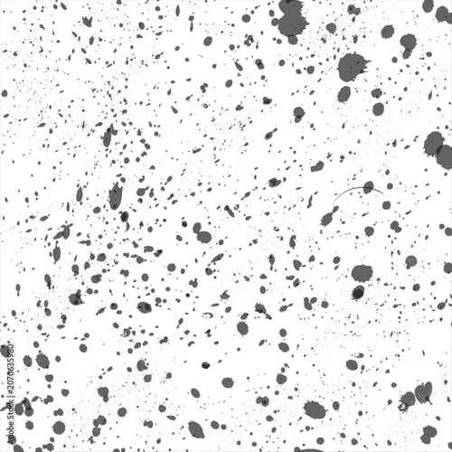 Dark gray paint splatters
