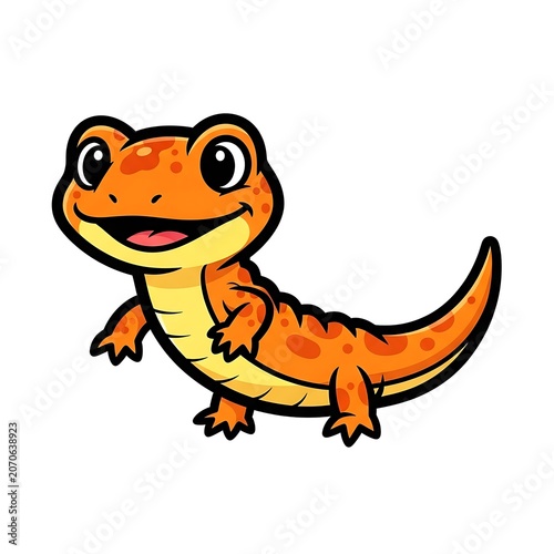 Cartoon fox with big eyes and bushy tail.